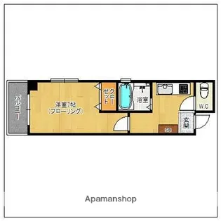 インペリアル赤坂【2階】の間取り