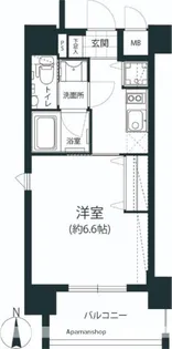 アクシオン百道エクシード【8階】の間取り