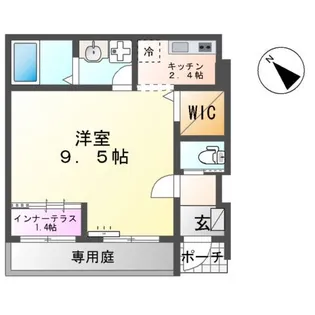 FELIZ BONITA(フェリス ボニータ)【1階】の間取り