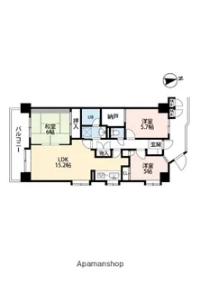 室見パーク・マンション【4階】の間取り