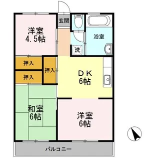 横内ビル【5階】の間取り