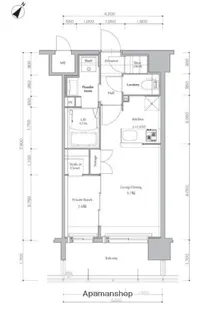 福岡県福岡市博多区吉塚4丁目【マンション】の間取り