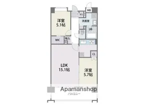 SHOTRES HIRAO【3階】の間取り