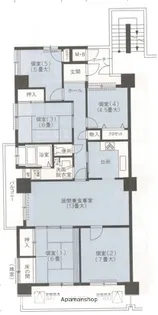 シーサイドももちイーストステージ1号棟【5階】の間取り