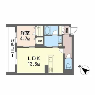 福岡県福岡市南区清水3丁目【マンション】の間取り