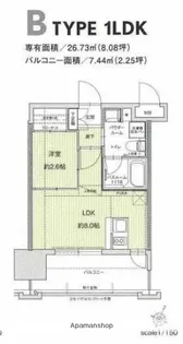 ドゥーエ赤坂【4階】の間取り