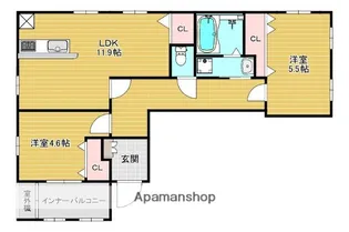ZIP OHORI SOUTH【5階】の間取り