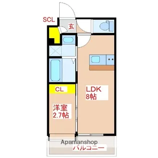 弥生1丁目マンション(仮称)【2階】の間取り