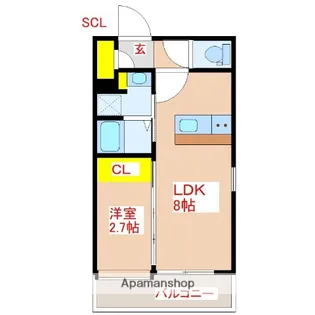弥生1丁目マンション(仮称)【2階】の間取り