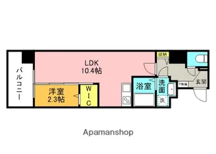 D.CLAREST MELDIA 早良街道【8階】の間取り