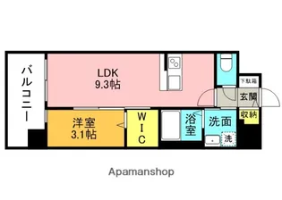D.Clarest MELDIA早良街道【3階】の間取り