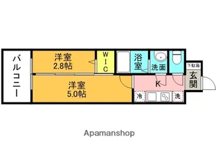 D.CLAREST MELDIA 早良街道【4階】の間取り