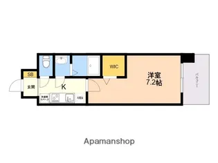 D.CLAREST MELDIA 早良街道【5階】の間取り