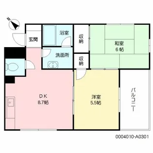 MKSマンション【3階】の間取り