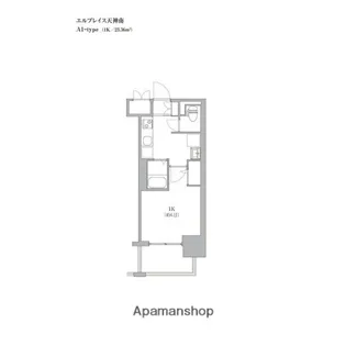 エルプレイス天神南【8階】の間取り