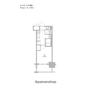 エルプレイス天神南【8階】の間取り