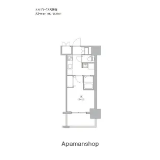 エルプレイス天神南【3階】の間取り