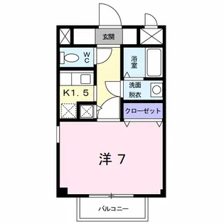 オードピュールⅢ【2階】の間取り