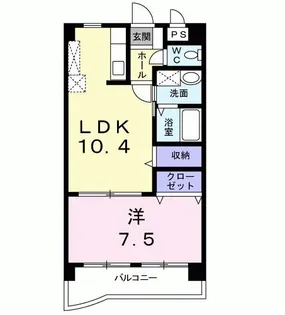 ハイツ グラッツィア【1階】の間取り
