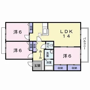 プレンティ嵐山 C棟【1階】の間取り