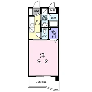 ルミネスタ学研台【3階】の間取り
