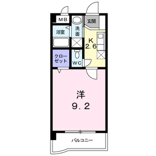 フリーアメニティONE【2階】の間取り