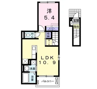 ベル メゾン【2階】の間取り