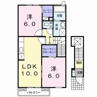ローレル コルソ 21【2階】の間取り