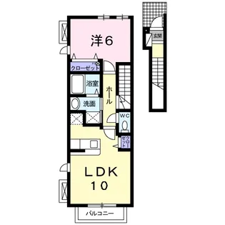 ブライトヒル【2階】の間取り
