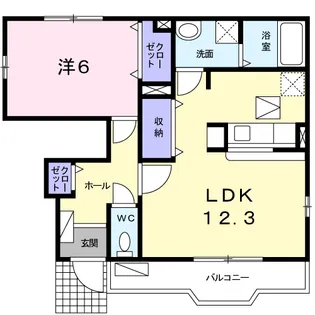 ガーデン・エノセラ【1階】の間取り