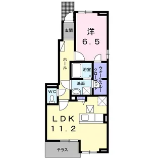 リアルエステートⅩⅡ【1階】の間取り