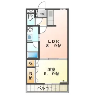 センチュリオン黒崎【4階】の間取り