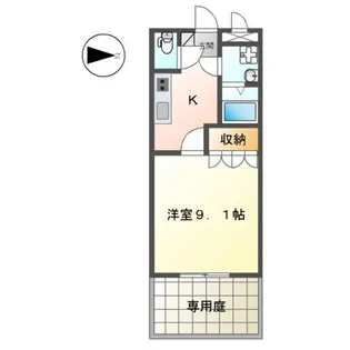 Power・フレンド【1階】の間取り