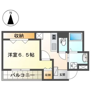 カサブランカ【1階】の間取り