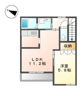 コンフォート K.S【2階】の間取り