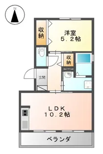 藤めぞん【2階】の間取り