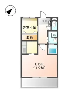 Clair Maison浅川【2階】の間取り