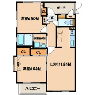 福岡県北九州市小倉北区高峰町【マンション】の間取り