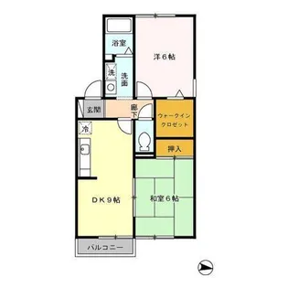 グランドゥール星ヶ丘【2階】の間取り