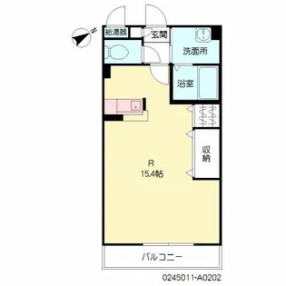 福岡県北九州市小倉北区中井5丁目【マンション】の間取り