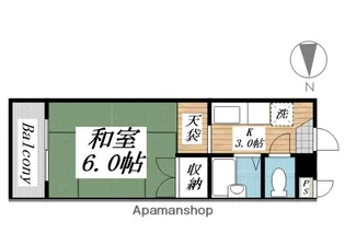 PLEAST桃園公園【4階】の間取り