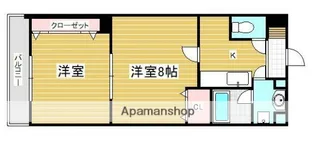 プリンセス香春口【6階】の間取り