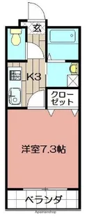 福岡県北九州市小倉北区清水1丁目【マンション】の間取り