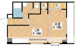 福岡県北九州市小倉北区吉野町【マンション】の間取り