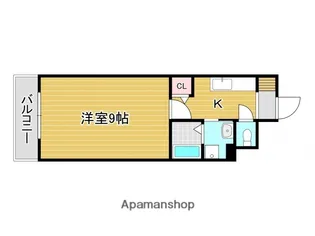 福岡県北九州市小倉北区鍛冶町1丁目【マンション】の間取り