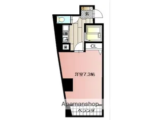 福岡県北九州市小倉北区香春口1丁目【マンション】の間取り