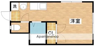 プチパレット中井【203号室】の間取り