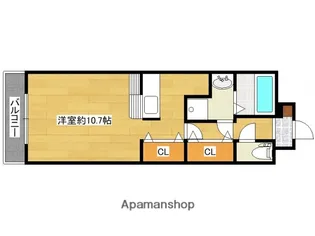 コスモス大里【3階】の間取り