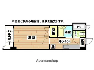 福岡県北九州市小倉南区下城野1丁目【マンション】の間取り