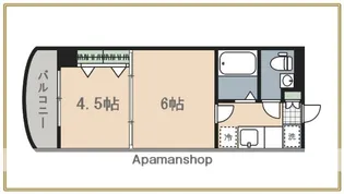 ロイヤルキャッスル【6階】の間取り